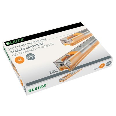 Agrafes Leitz cassette K8 26/8 zingué 1050 pièces