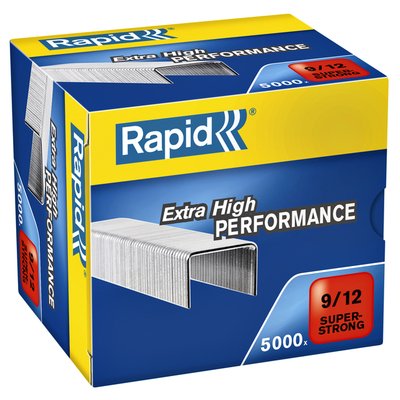 Agrafes Rapid 9/12 galvanisé super strong 5000 pièces