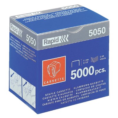 Agrafes Rapid cassette 5050 5000 pièces