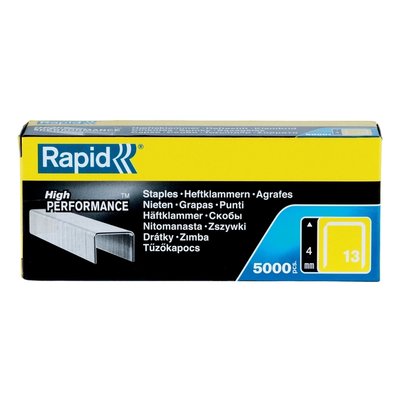 Agrafes Rapid 13/4 galvanisé standard 5000 pièces