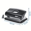 Perforator Rapid Fashion FC10 mini 10 vel zwart foto