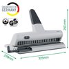 Perforator Leitz 5115 heavy duty 23 gaats zilver foto