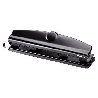 Perforator Esselte Q10 4-gaats 10 vel zwart