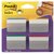 Indextabs Post-it 686A1 38x50.8mm strong gebogen assorti 24 tabs