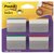 Indextabs Post-it 686A1 38x50.8mm strong gebogen assorti 24 tabs
