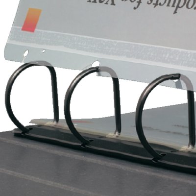 Opbergstrip Djois filestrip A4 295mm 2/4rings transparant 50 stuks