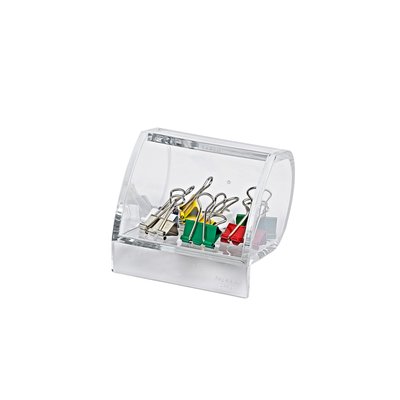 Papercliphouder MAUL 87x77x65mm acryl