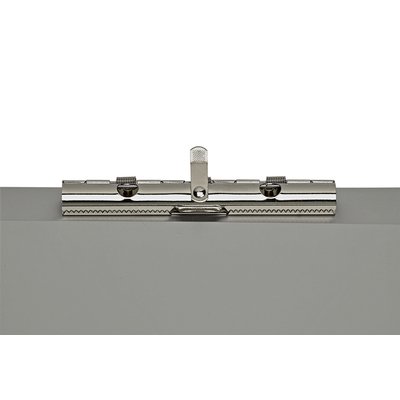 Porte-bloc avec coffret MAULassist A4 ouverture latérale aluminium