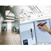 Porte-bloc avec coffret MAULassist A4 ouverture latérale aluminium Photo