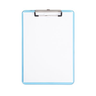 Klembord MAUL A4 staand transparant PS neon blauw