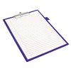 Klembord Quantore A4 staand PVC blauw met 100mm klem + penlus foto