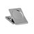 Papierklem MAUL magnetisch vierkant 40mm zilver