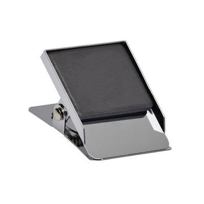 Papierklem MAUL magnetisch vierkant 40mm zilver