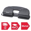 Perforator Rexel V412 4-gaats 12 vel zwart foto