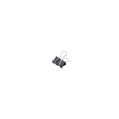 Papierklem MAUL 213 foldback 13mm zwart 12 stuks