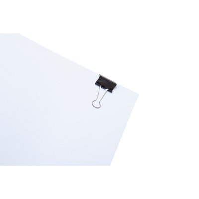 Papierklem MAUL 213 Foldback 25mm zwart 12 stuks