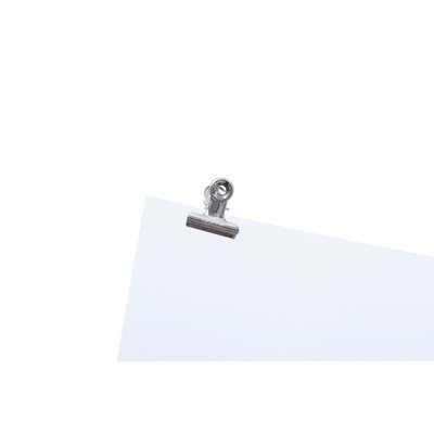 Pince à papier MAUL Bulldog 30mm capacité 10mm argent 10 pièces