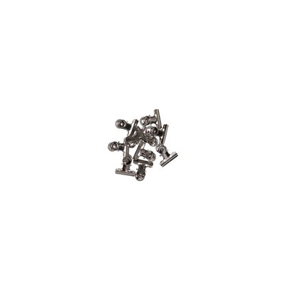 Pince à papier MAUL Bulldog 30mm capacité 10mm argent 10 pièces