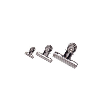 Pince à papier MAUL Bulldog 30mm capacité 10mm argent 10 pièces