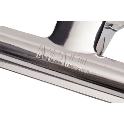 Papierklem MAUL Bulldog 70mm capaciteit 40mm zilver 5 stuks