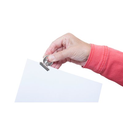 Pince à papier MAUL avec aimant 30mm argent 2 pièces