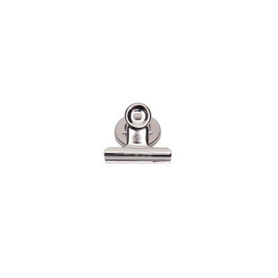 Papierklem MAUL Bulldog met magneet 40mm zilver 2 stuks