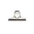 Papierklem MAUL Pro 75mm capaciteit 20mm zilver 2 stuks