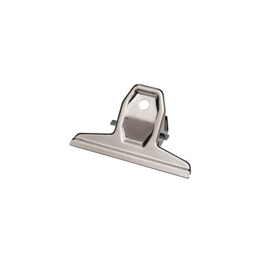 Papierklem MAUL Pro 75mm capaciteit 20mm zilver 2 stuks