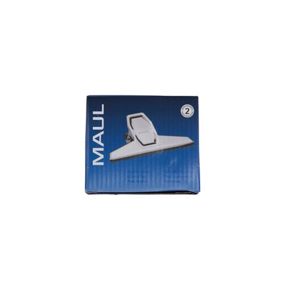 Papierklem MAUL Pro 75mm capaciteit 20mm zilver