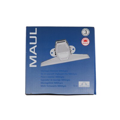 Papierklem MAUL Pro 125mm zilver