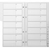 Telefoonregister navulling Kangaro A-Z 200x100mm 4-rings foto