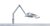 Telefoonarm Novus talkmaster lichtgrijs