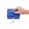 Coffret caisse MAUL avec fente tirelire 125x95x60mm bleu Photo