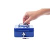 Coffret caisse MAUL avec fente tirelire 125x95x60mm bleu Photo