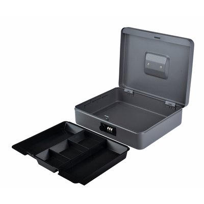 Coffret caisse Pavo à combinaison 300x240x90mm gris foncé