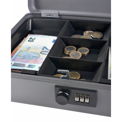 Coffret caisse Pavo à combinaison 300x240x90mm gris foncé