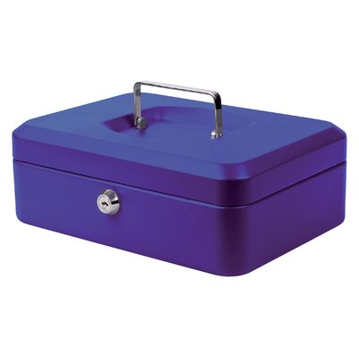 Coffret caisse Pavo 250x180x90mm bleu