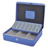 Coffret caisse Pavo avec monnayeur 300x240x90mm bleu Photo