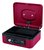 Geldkist Pavo Deluxe 200x160x90mm rood