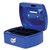 Geldkist Pavo met muntgleuf 125x95x60mm blauw