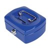 Geldkist Pavo met muntgleuf 125x95x60mm blauw foto