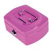Geldkist Pavo met muntgleuf 125x95x60mm roze foto