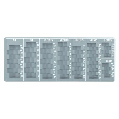 Monnayeur Pavo 275x110x20mm gris