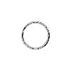 Anneau pour clés Ø38mm 100 pièces argent Photo