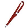 Textielkoord Durable 8137 met karabijnhaak rood foto