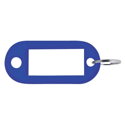 Porte-clés Pavo en plastique bleu 100 pièces