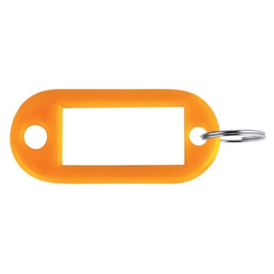 Porte-clés Pavo en plastique orange 100 pièces