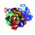 Porte-clés Pavo en plastique assorti 100 pièces
