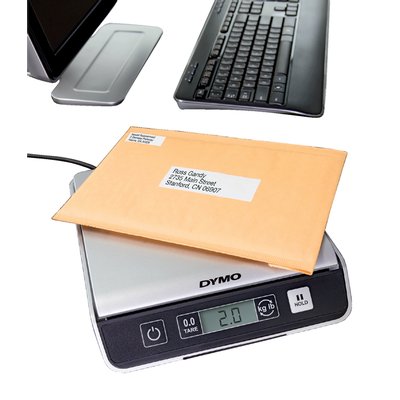 Pakketweger Dymo M10 digitaal tot 10 kilogram zilver/zwart