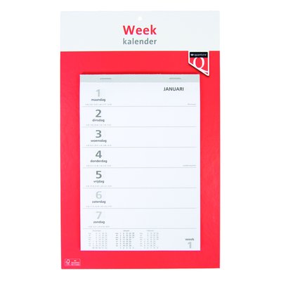 Weekkalender 2027 Quantore